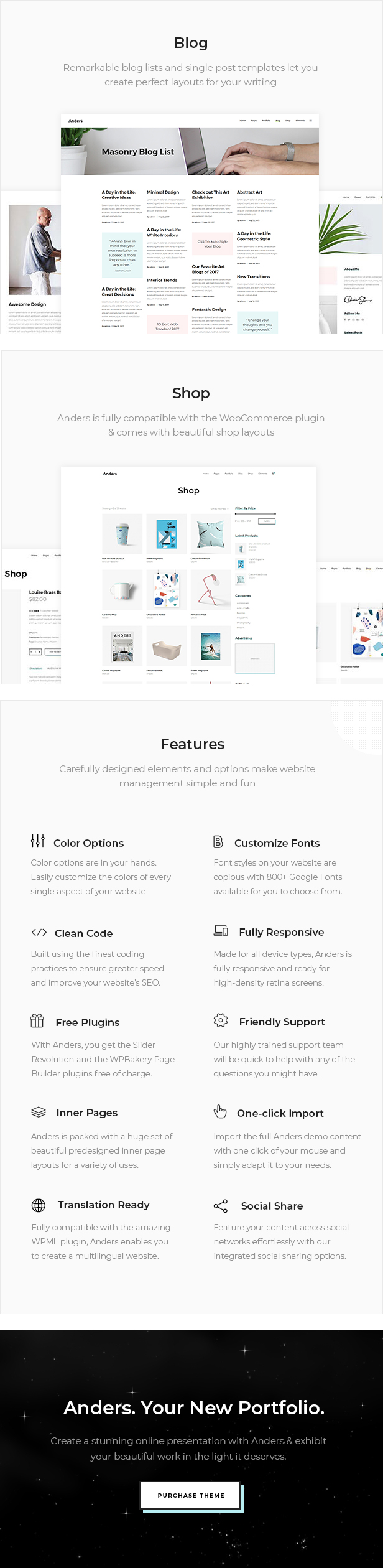 Anders - Design Portfolio Theme - 4