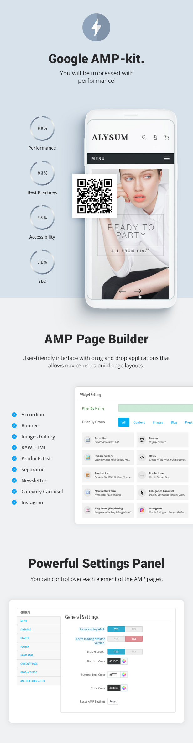 Prestashop Accelerated Mobile Pages (AMP) - 1