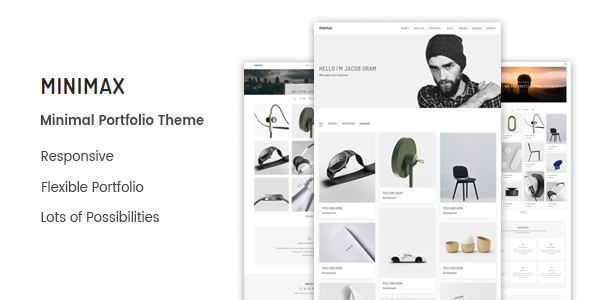 Minimax - Minimal Portfolio WordPress Theme