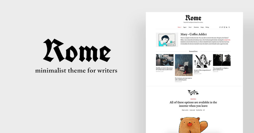 Rome WiThemes Preview