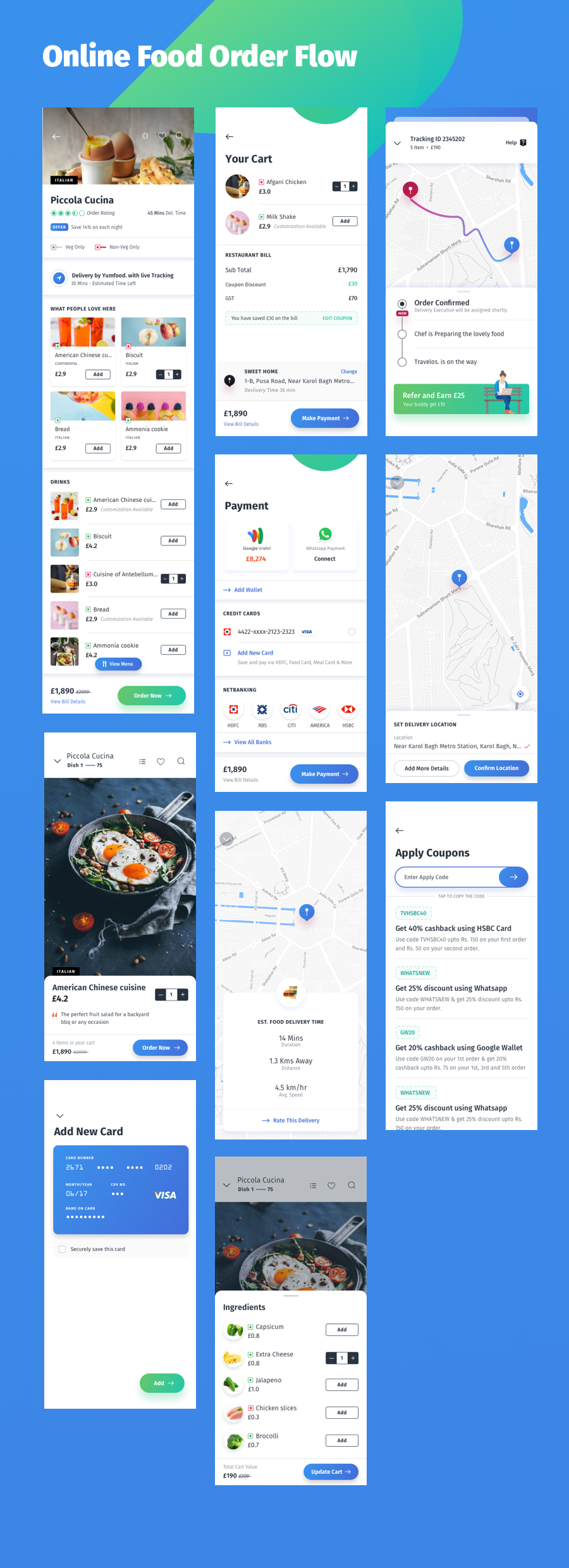 GoFlight Mobile App - UI kit