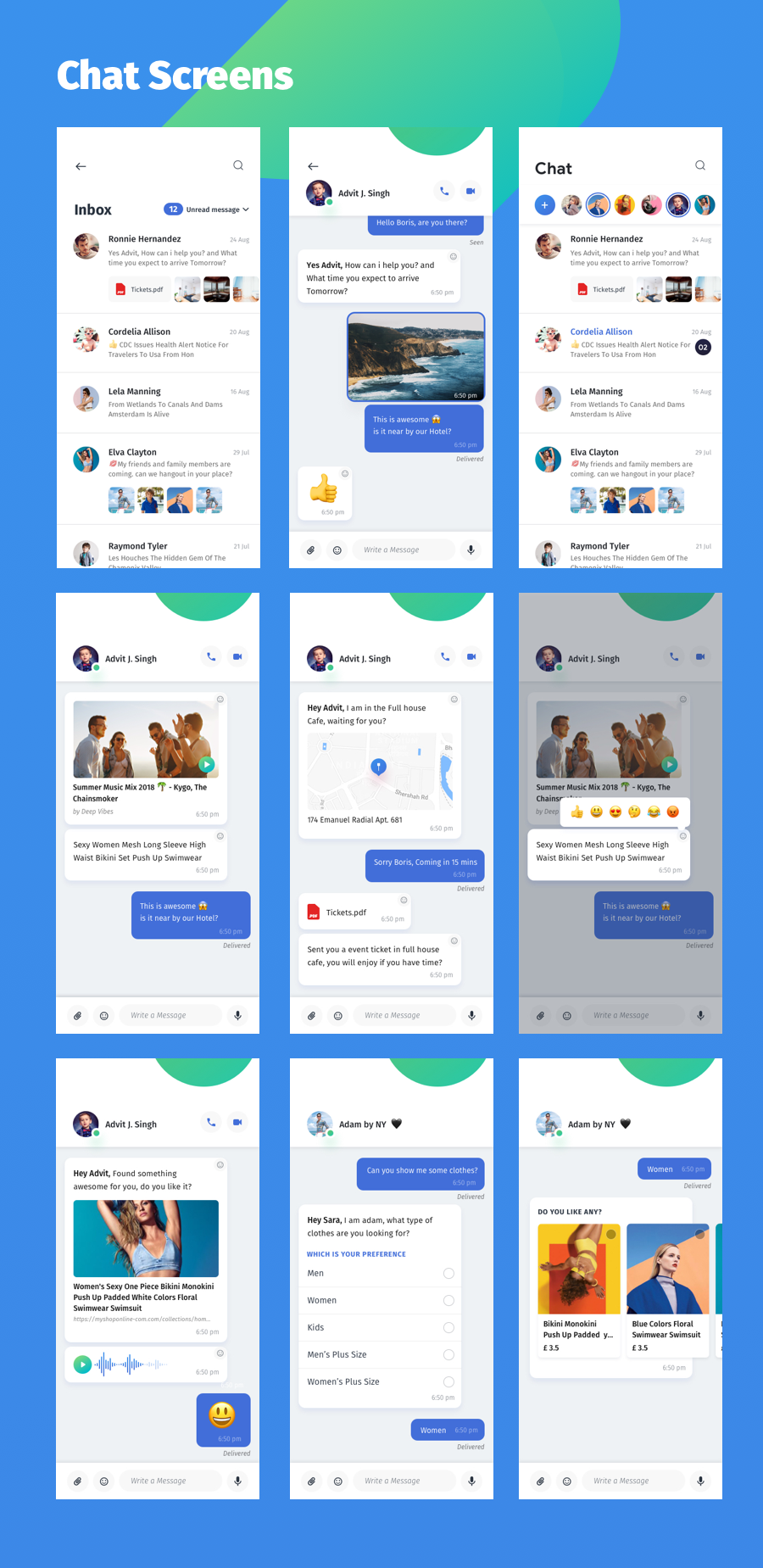 GoFlight Mobile App - UI kit