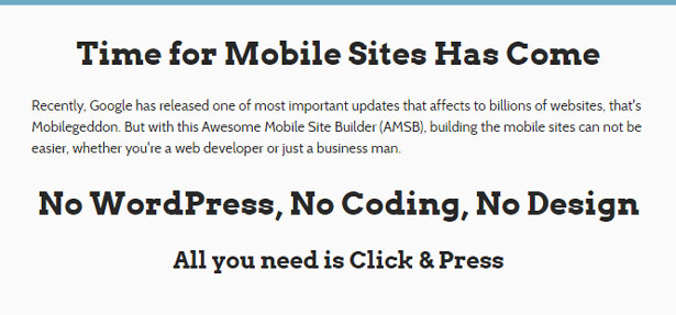 Awesome Mobile Site Builder (AMSB) - Lite - 9