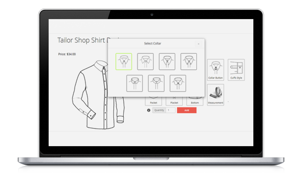 Magento Tailored Shirt Design Online - 14