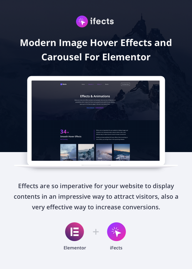 iFects Image Hover Effects for Elementor