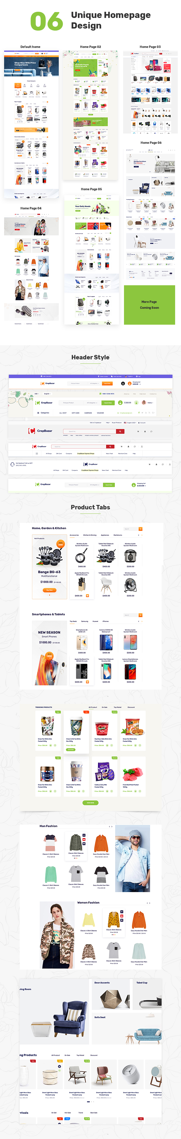 CropBazar PSD Template