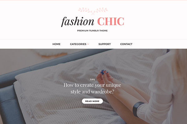 Fashion Chic Tumblr Theme - 2
