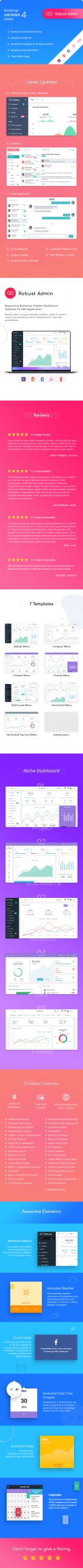 Robust - Premium Bootstrap 4 Admin, Dashboard & WebApp Kit Template - 1