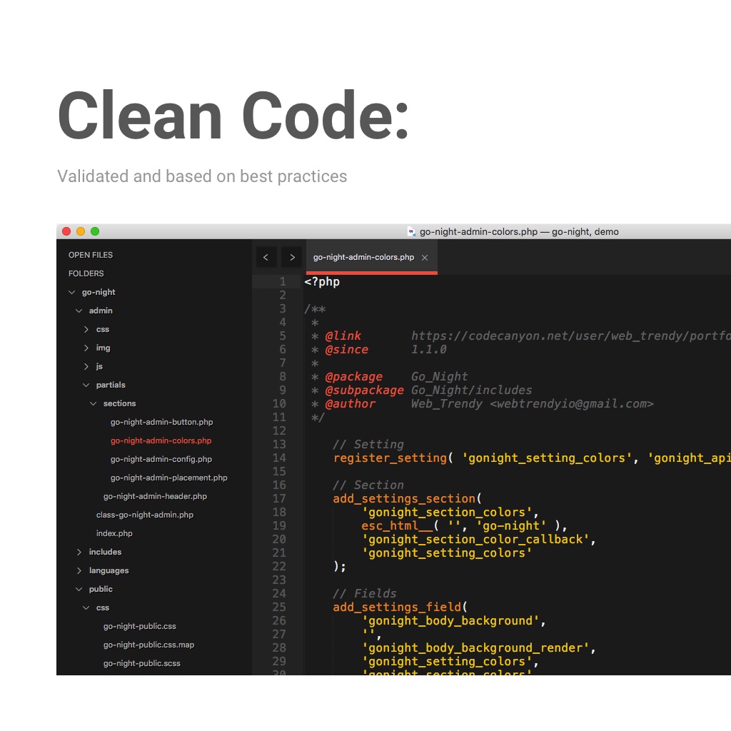 Dark Mode | Clean Code