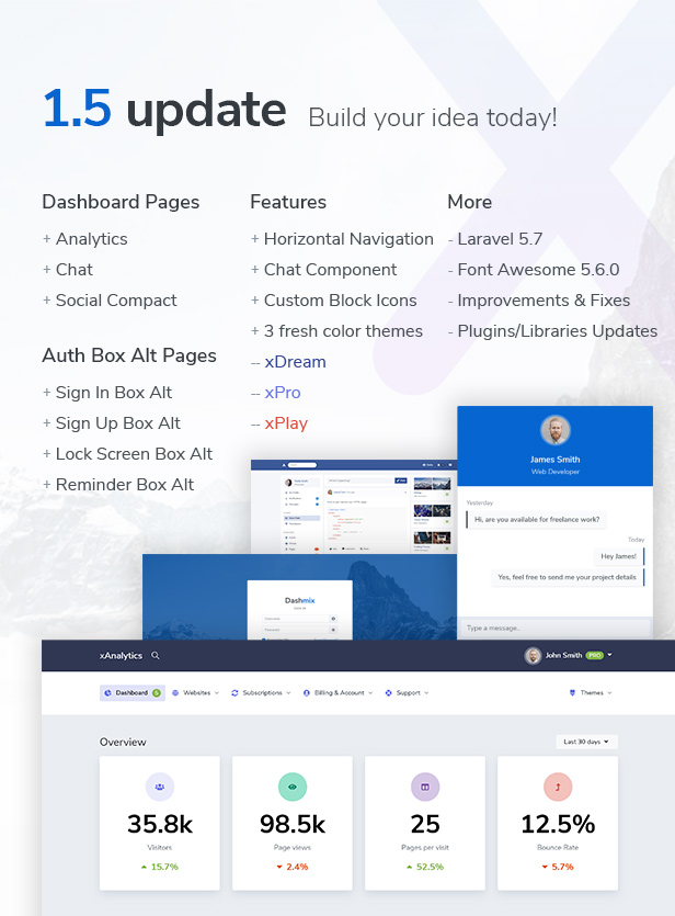 Dashmix - Bootstrap 4 Admin Dashboard Template & Laravel 7 Starter Kit - 18