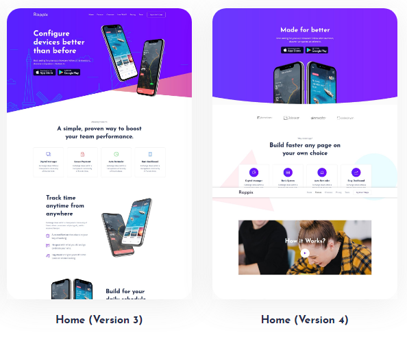 landing page