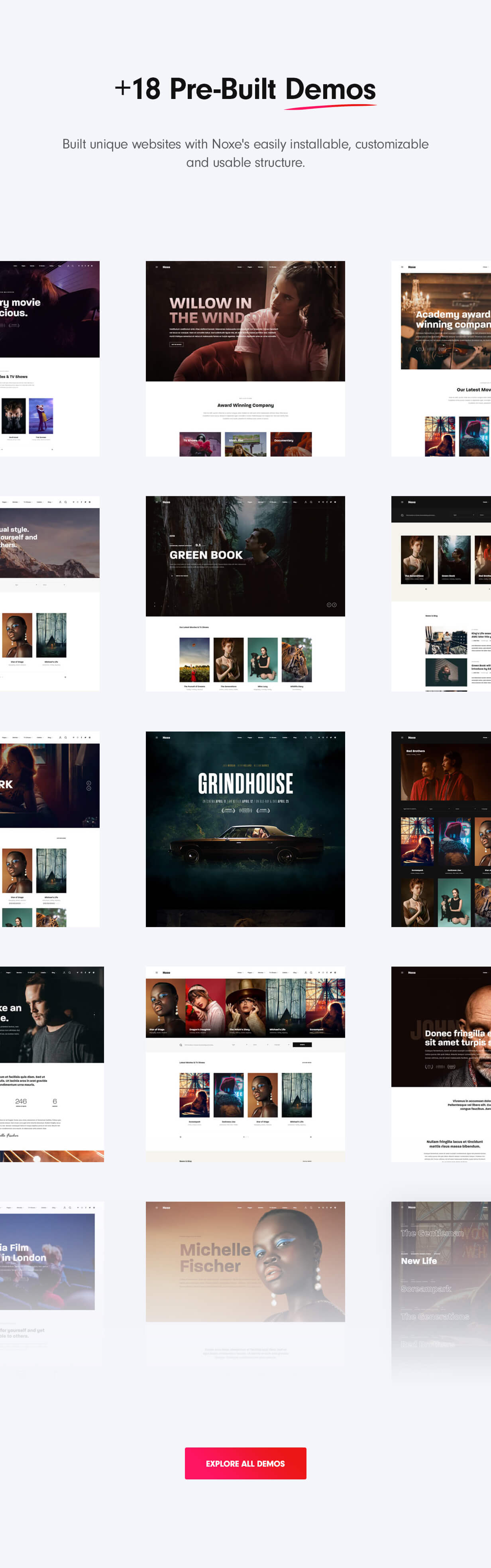 WordPress movie studios theme