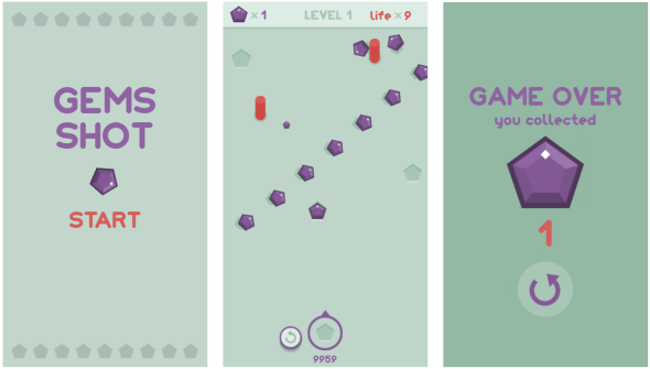 Gems Shot - HTML5 Game (Construct3) - 1