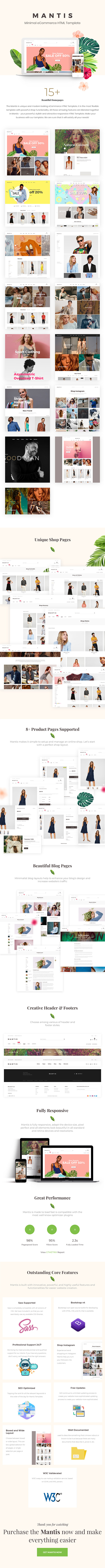 Mantis – Minimal eCommerce HTML Template - 1