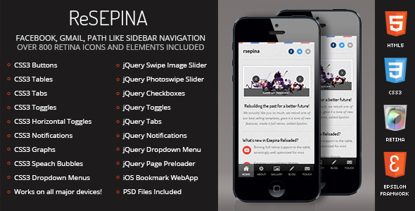Resepina | Fixed Bottom Menu for Mobiles & Tablets - 8