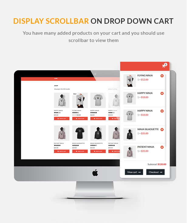 Ajax Drop Down Cart for WooCommerce WordPress - 10