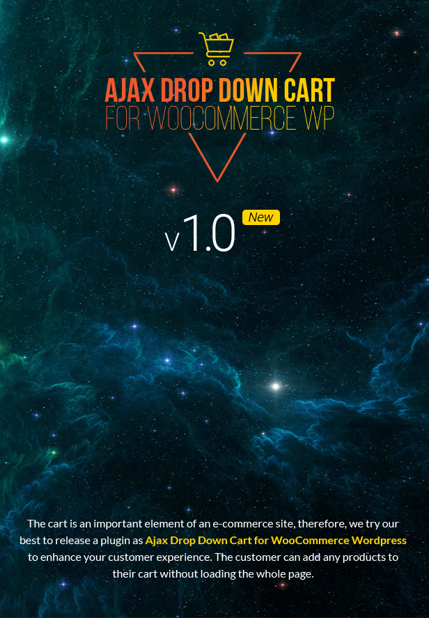 Ajax Drop Down Cart for WooCommerce Wordpress - 1