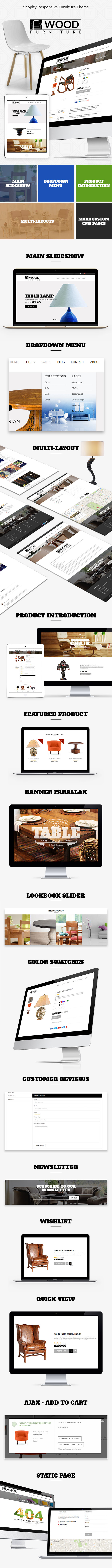 Shopify Theme - Wood