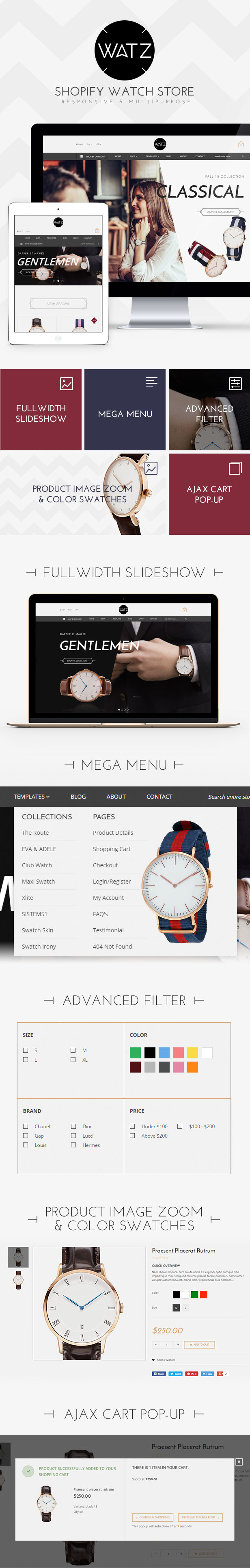 Shopify Theme - Watz