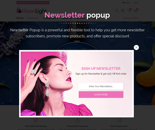 MoonLight - Elegant Cosmetics & Accessories Magento 2 Theme - 11