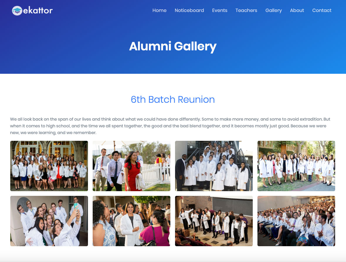 Ekattor School Alumni Addon - 4