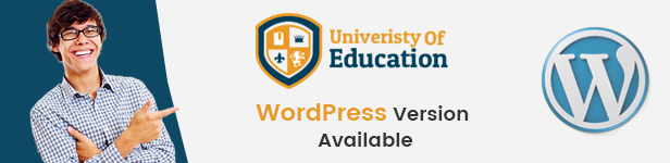 Education WordPress Version Available