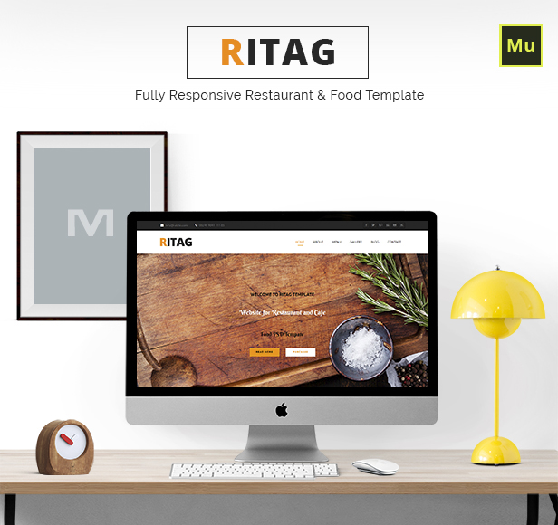 Ritag - Responsive Food & Restaurant Template - 3