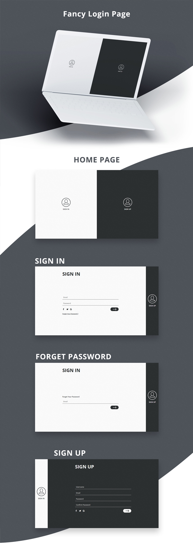 Fancy Login Page - 1