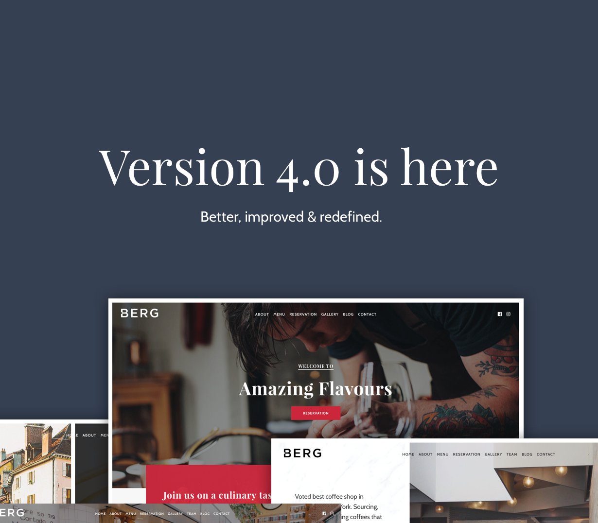 BERG - Restaurant WordPress Theme - 1