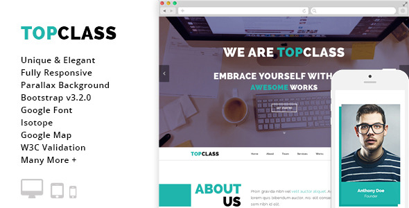 Top Class - Multipurpose HTML5 Responsive Template