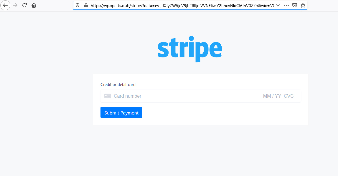 WooCommerce Stripe External Customer Screen 2