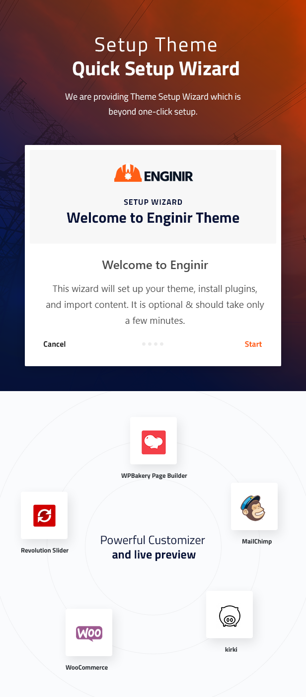 Enginir WordPress Theme