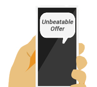 SMS unbeatable offer