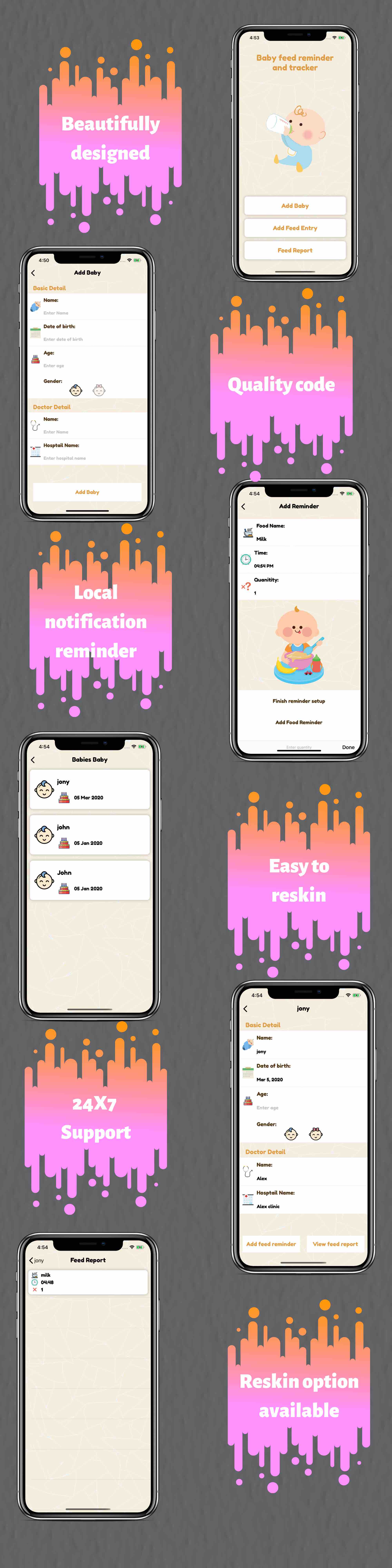Baby feed tracker and reminder - 3