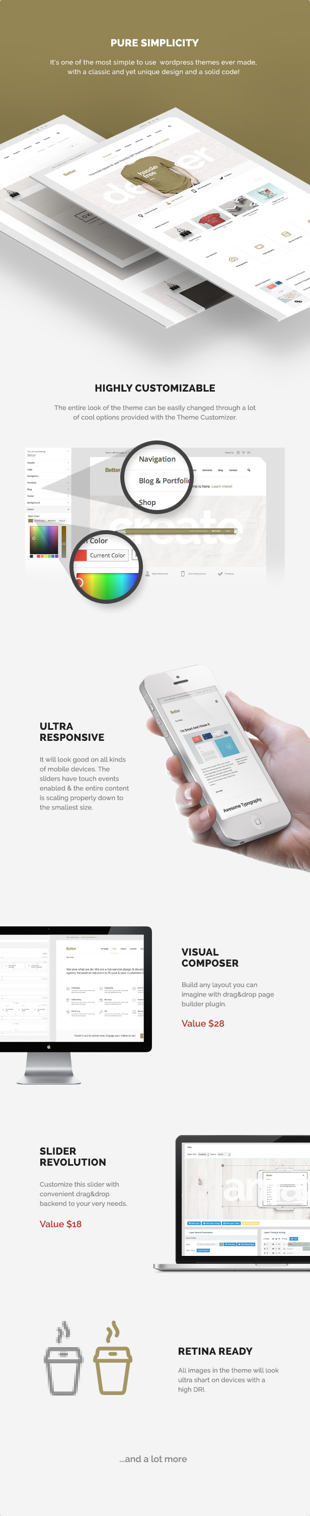 Better is a classic WordPress theme focused on minimalism at it's best
