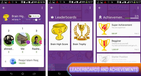 Brain Puzzle + Achievement + Leaderboard + Admob +Share - 5