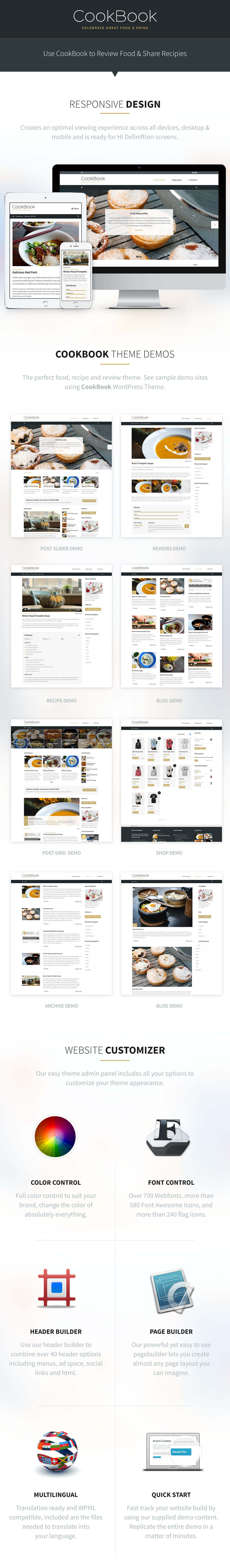 CookBook WordPress Theme