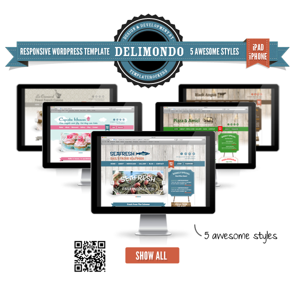 Delimondo Responsive WordPress Theme | 5 Styles - 8