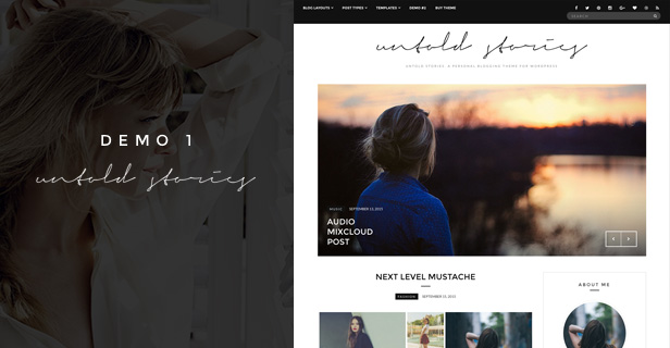 Fashion Blog Theme - Untold Stories - 3