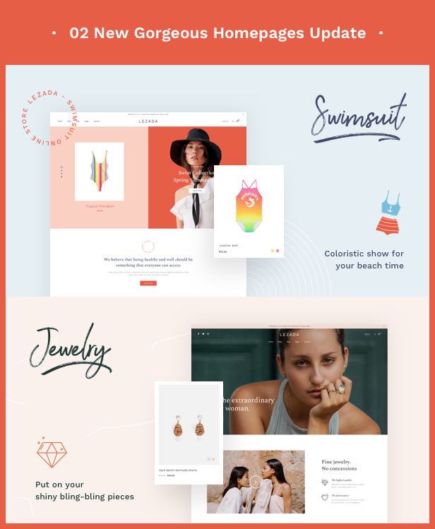 Fashion WooCommerce WordPress Theme - 2 New Homepages