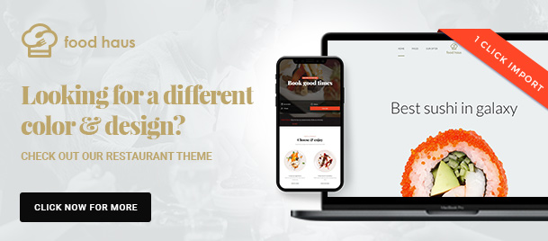 Fast Food WordPress Theme - 4