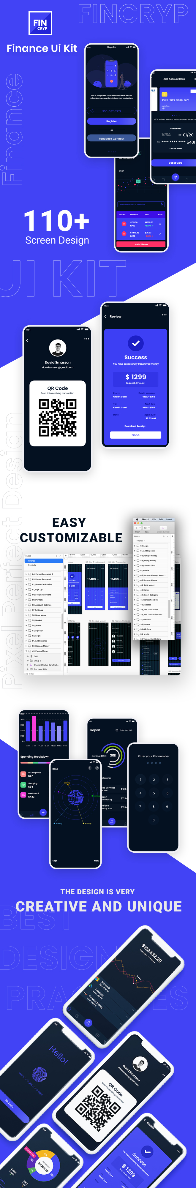 Fincryp - A UI Kit for Finance - 1