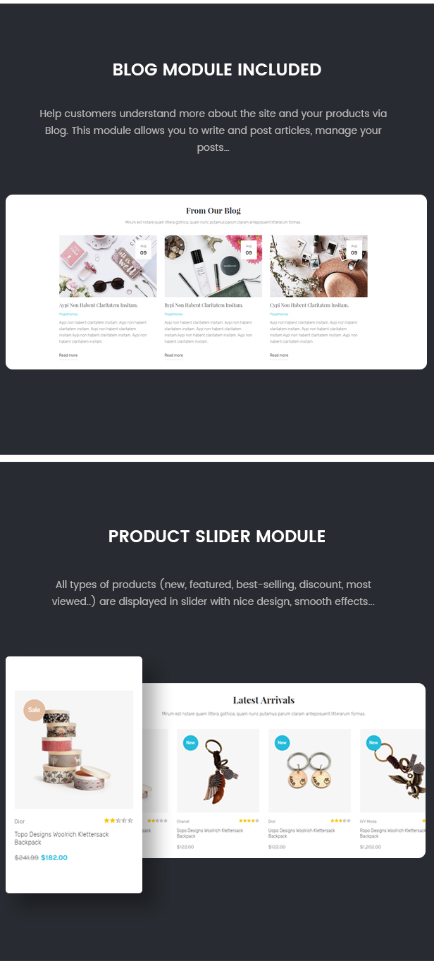 Decoration piece Shopify Theme