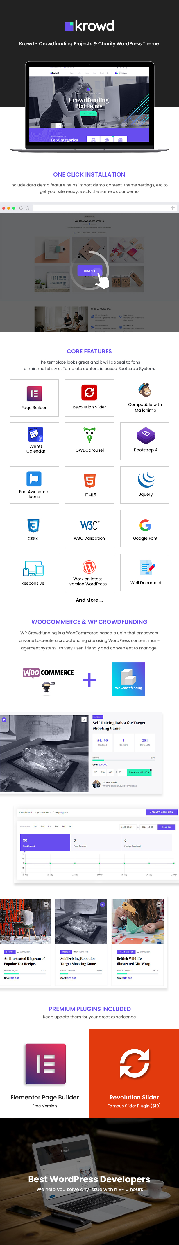 Krowd WordPress Theme