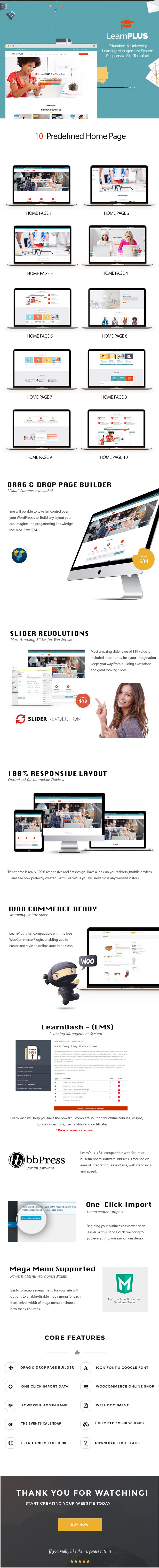 LearnPLUS | Education LMS Responsive Theme | Education - 1