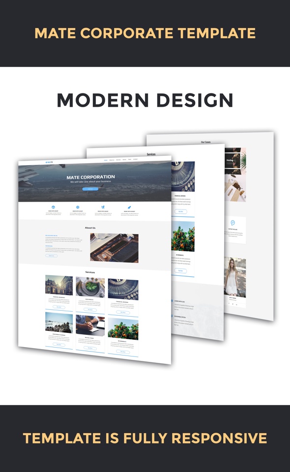Mate - Corporate and Multipurpose Muse Template - 4