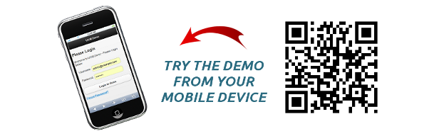 Try CRM mobile phone demo