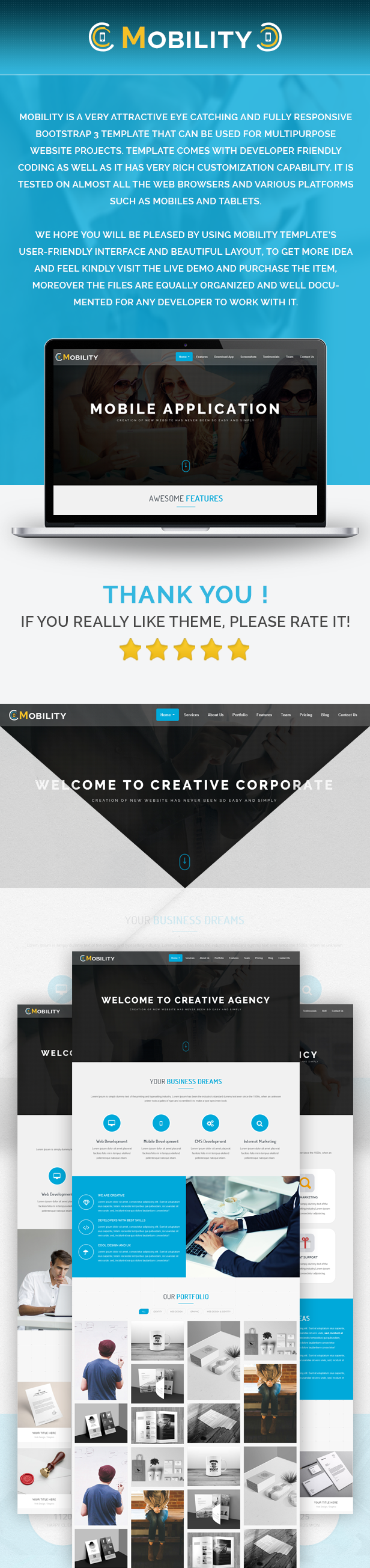 Mobility One Page HTML Template - 5