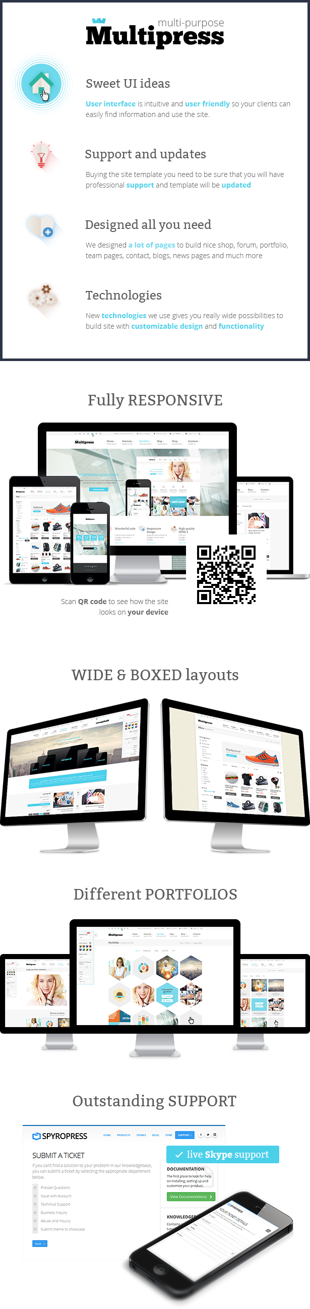 Multipress - Responsive HTML5 Template - 9