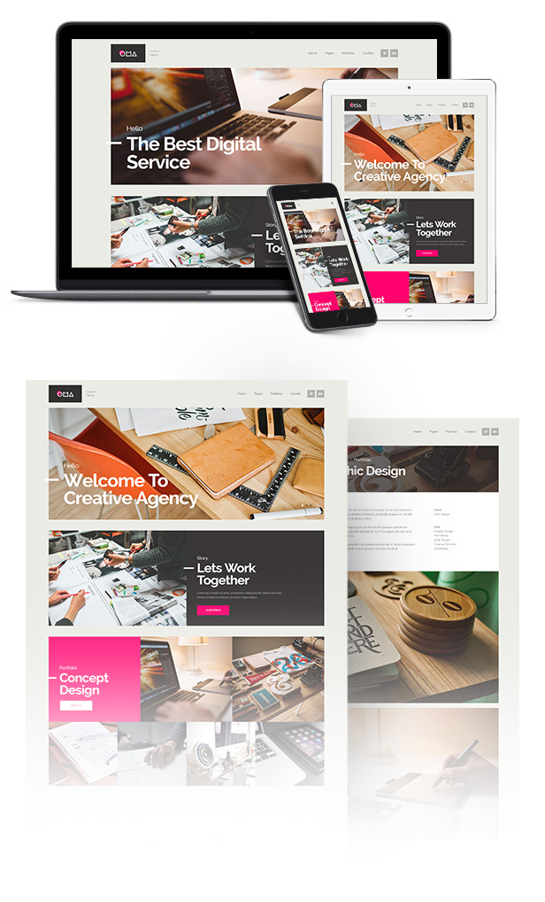 OMA - Creative Agency Muse Template - 1